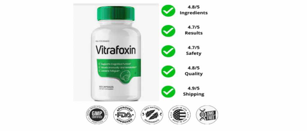 vitrafoxin - increase of celebral capacity